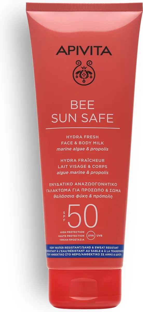 Apivita Fresh Face & Body Milk SPF50 200ml