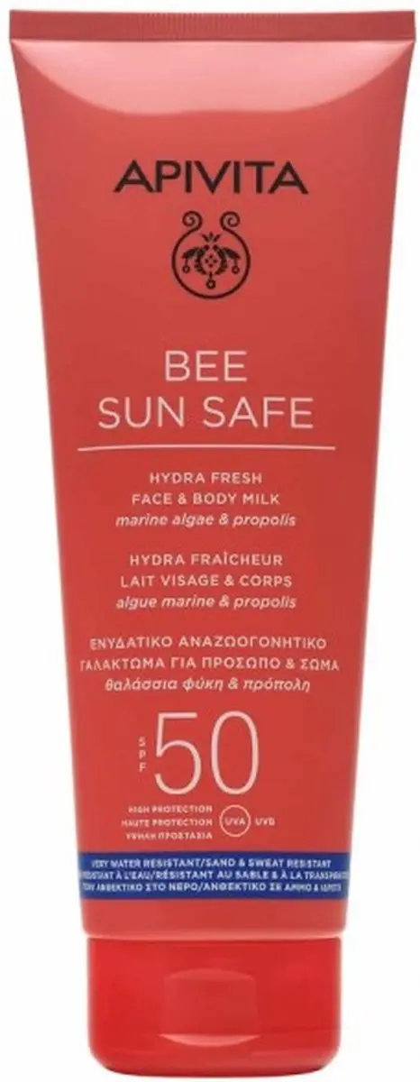 Apivita Fresh Face & Body Milk SPF50 200ml