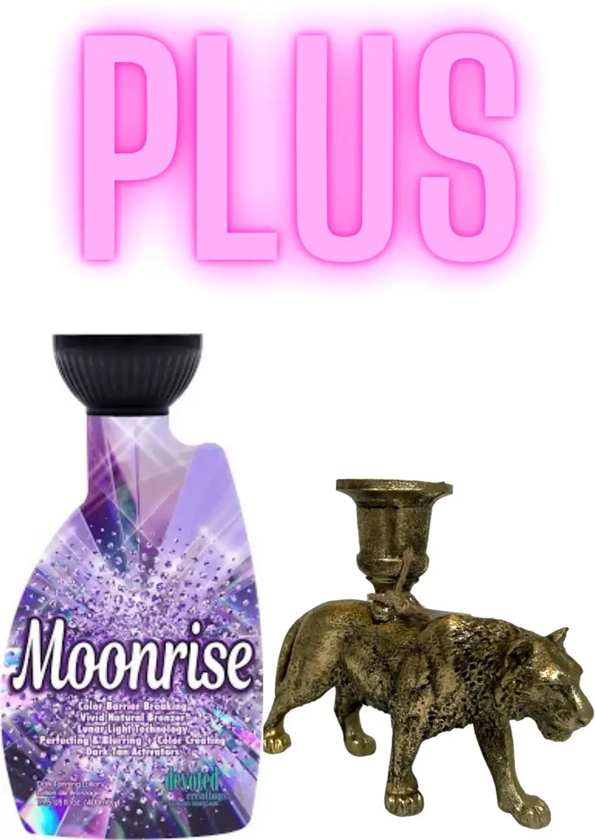 Devoted Creations Moonrise 400ml + Kandelaar Tijger Bronze