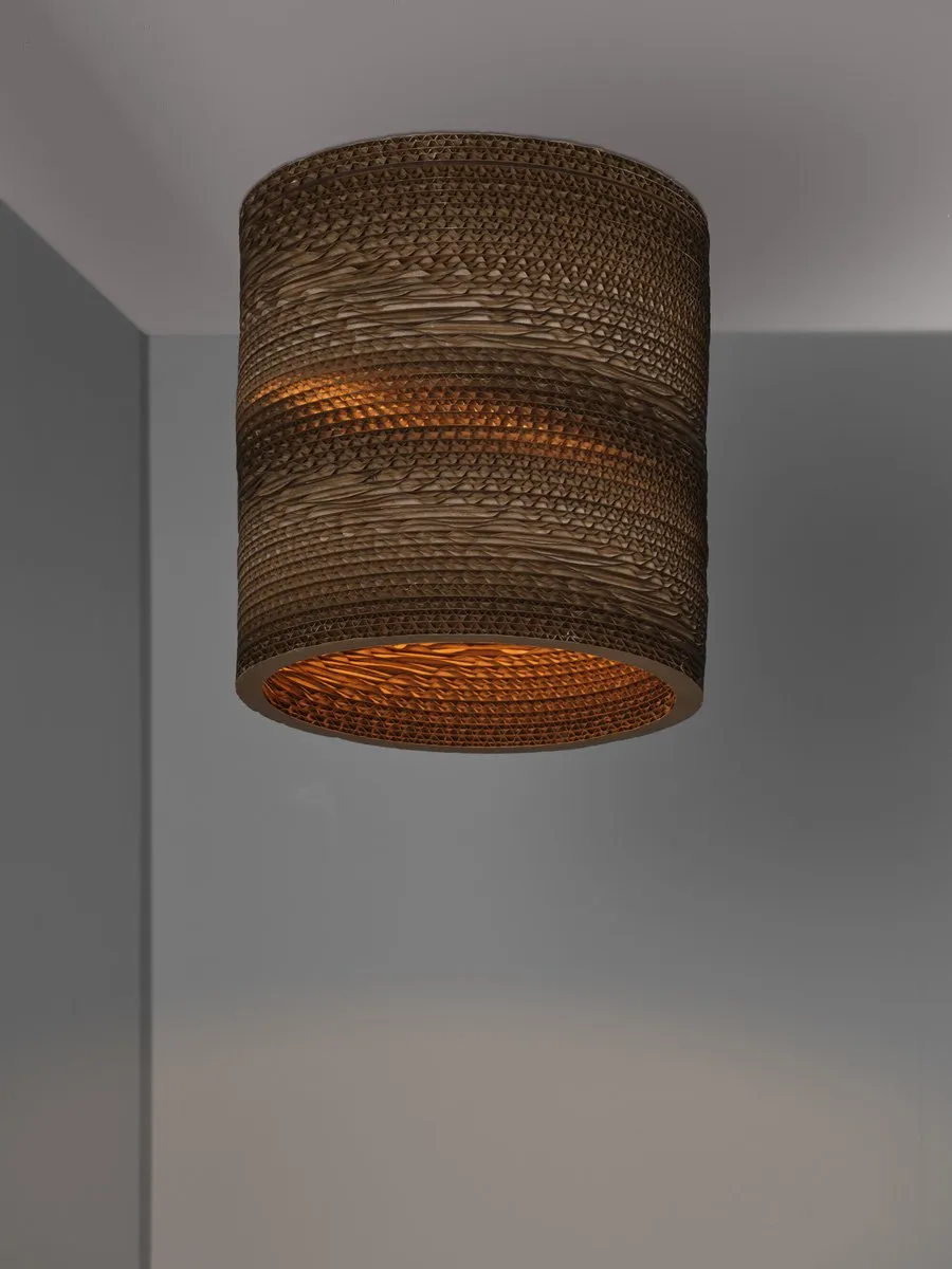 LEDVANCE Decor Karton Cilinder Tafellamp - E27 - Ø25cm - Bruin - afbeelding 6 van 6