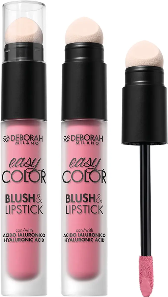 Deborah Milano Easy Color Blush & Lipstick 02 Cold Rose
