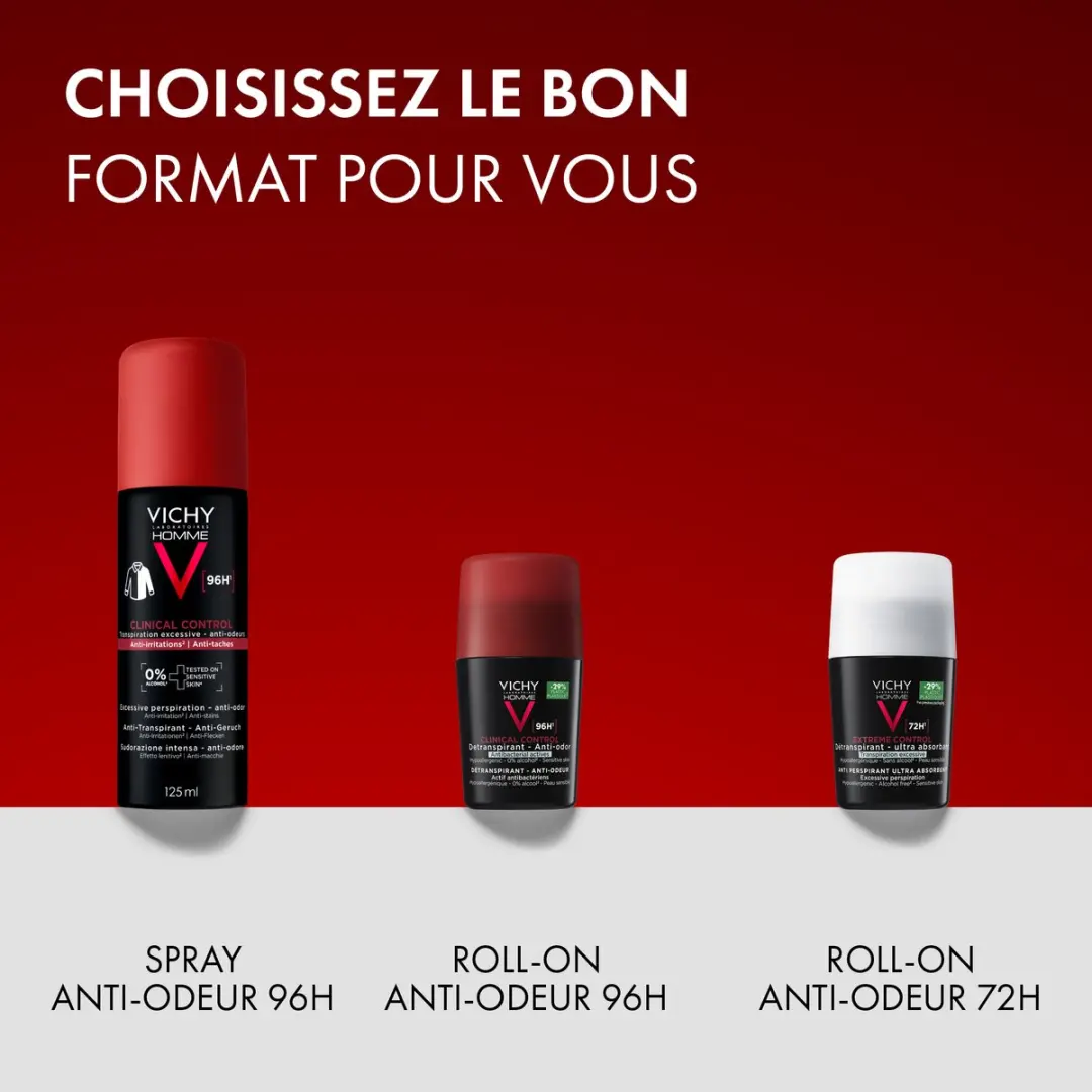 Vichy Homme Clinical Control Anti-Transpirant 96H - 125ml - afbeelding 6 van 6