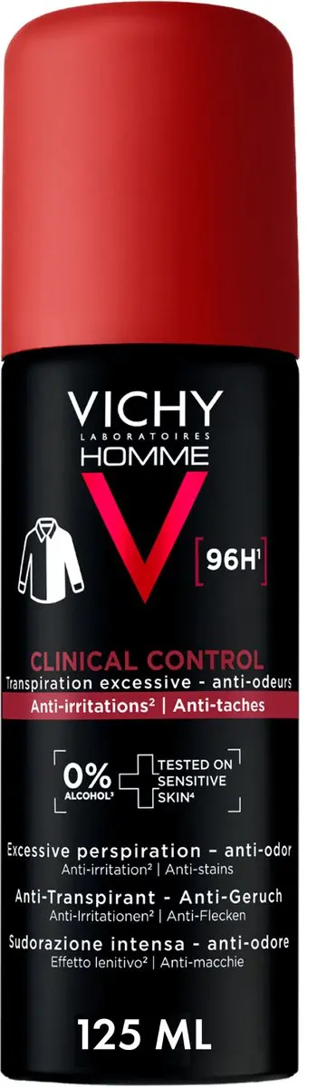 Vichy Homme Clinical Control Anti-Transpirant 96H
