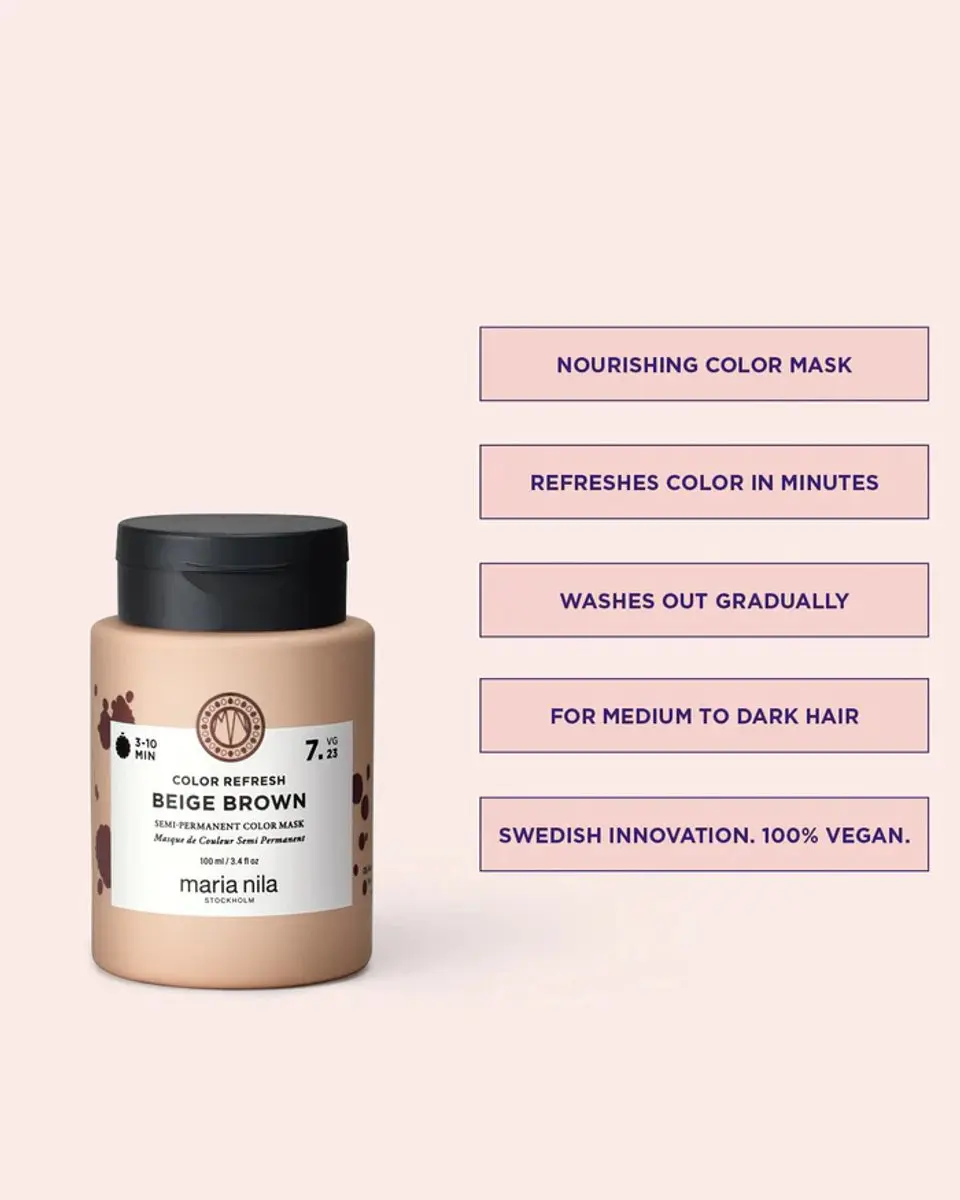 Maria Nila Color Refresh Beige Brown 7.23 - 100ml