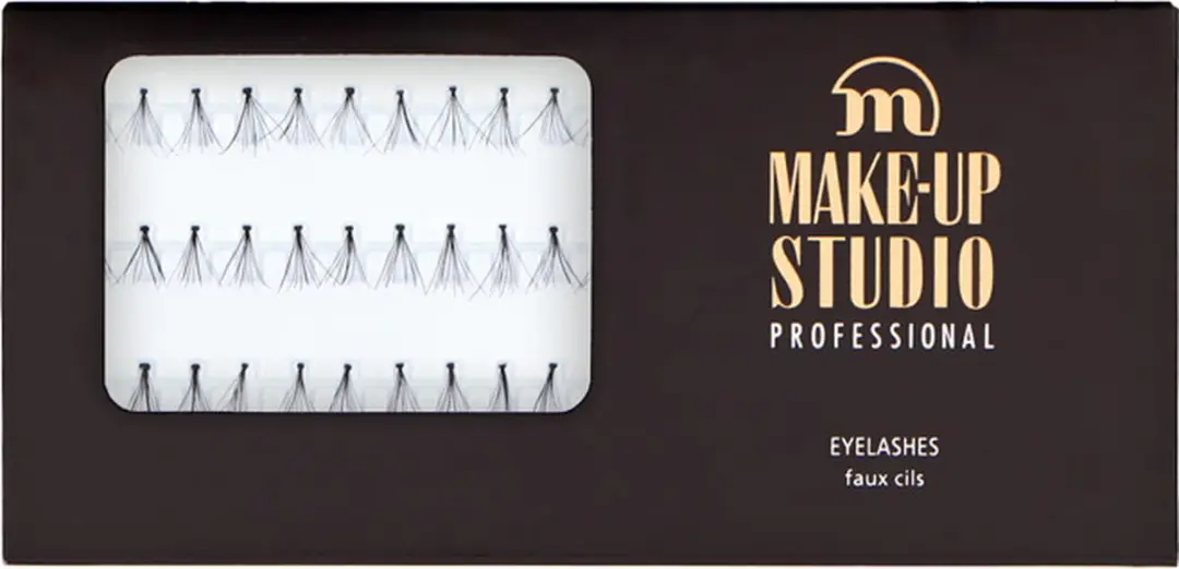 Make-up Studio Individual Eyelashes Small Nepwimpers - Zwart