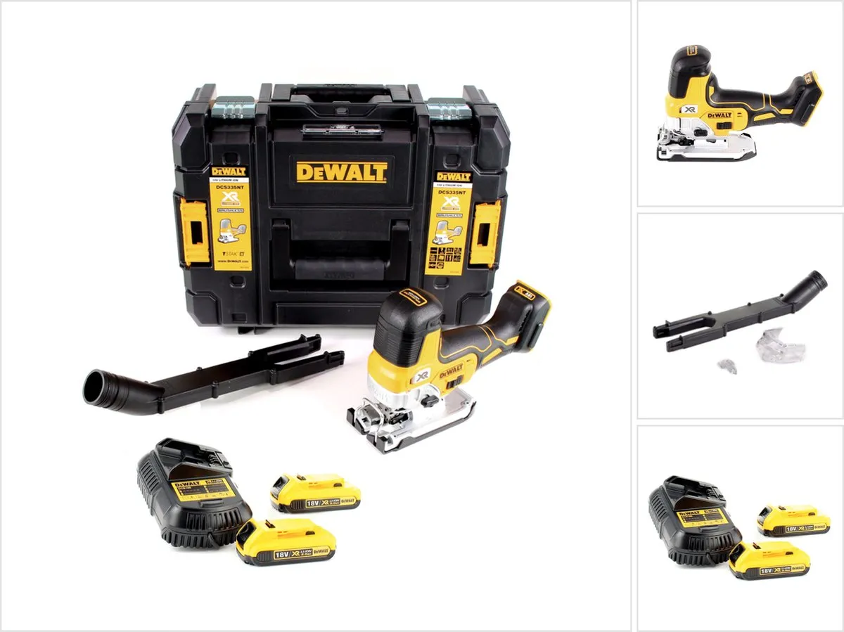 DeWalt DCS335 D2 Accudecoupeerzaag 18V - 2x 2.0Ah Accu + Snellader - afbeelding 3 van 6