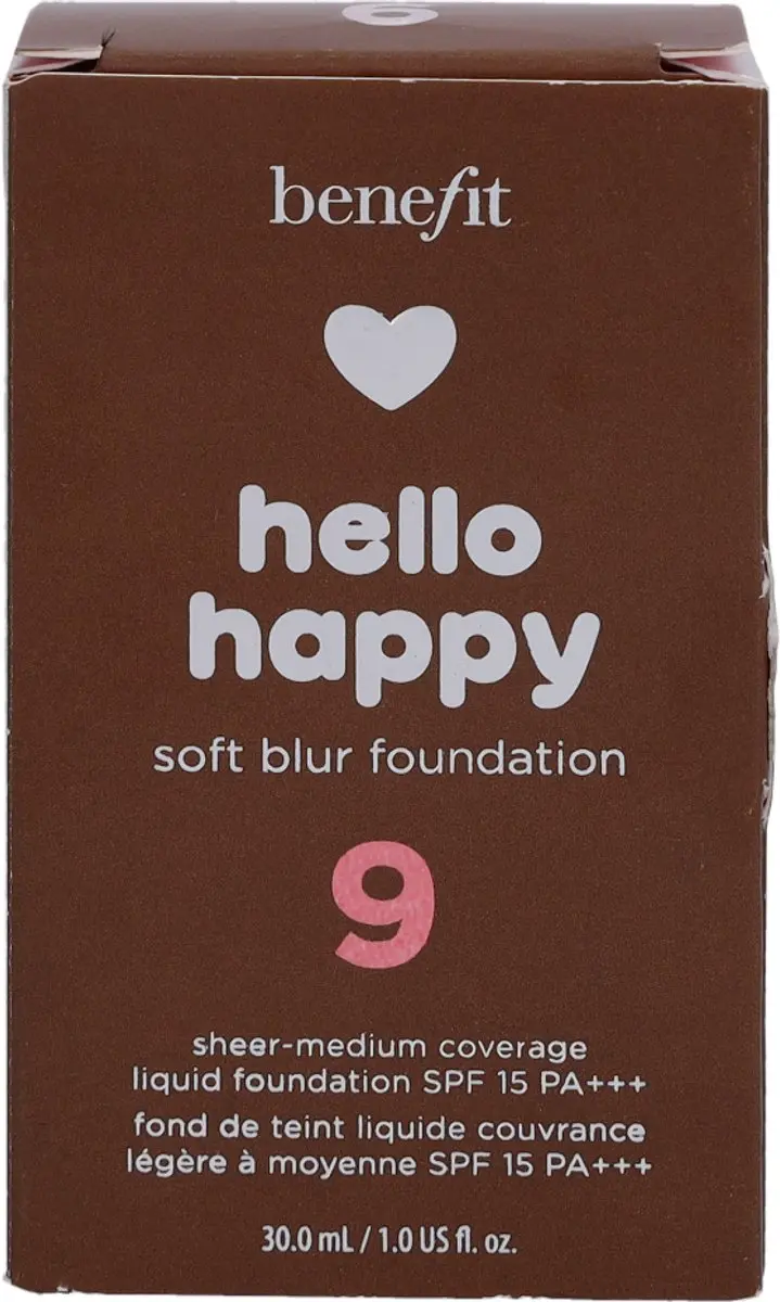 Benefit Hello Happy Soft Blur Foundation 30ml - 09 Deep Neutral