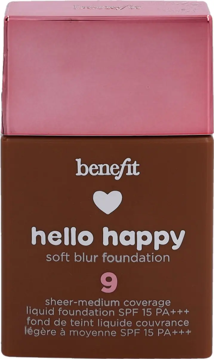 Benefit Hello Happy Soft Blur Foundation 30ml - 09 Deep Neutral