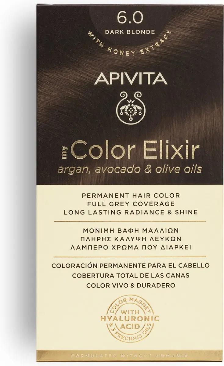Apivita My Color Elixir Donkerblond 6.0 Haarverf 50ml