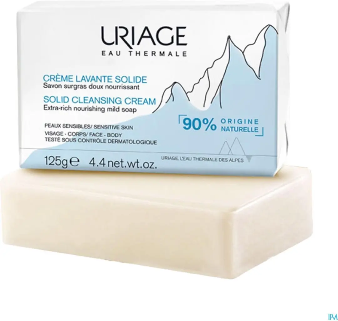 Uriage Thermaal Water Crème Lavante Solide 125g - afbeelding 6 van 6