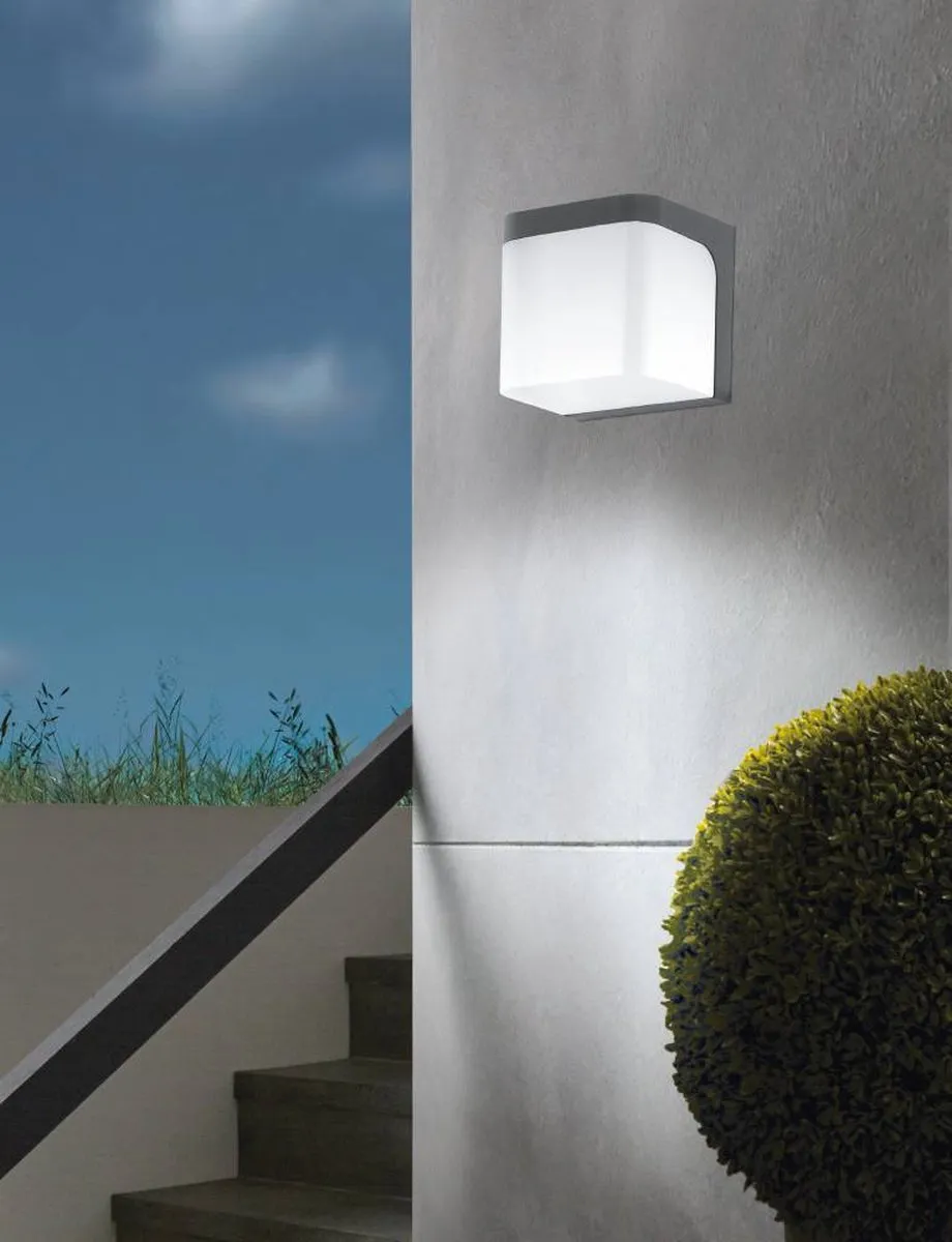 Eglo Jorba Wandlamp Antraciet - IP44 - 1 Lichtpunt