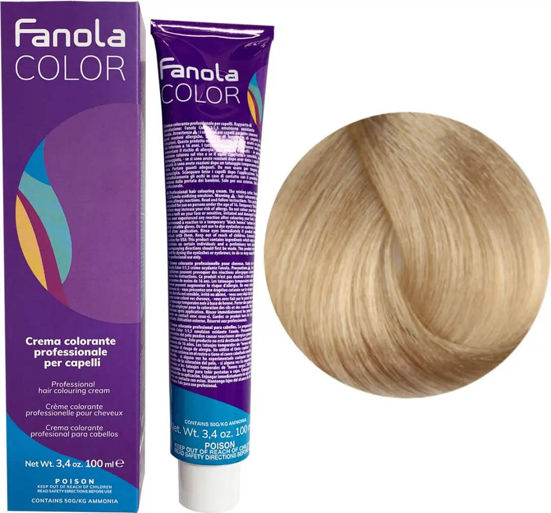 Fanola Professional Colouring Cream 10.03 Warm Blonde Platinum