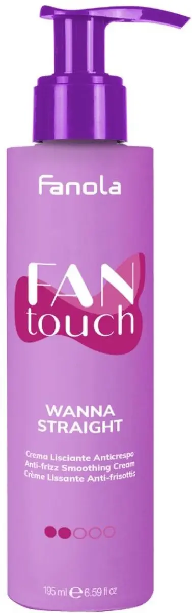 Fanola FANtouch Wanna Straight Anti-Pluis Crème 195ml
