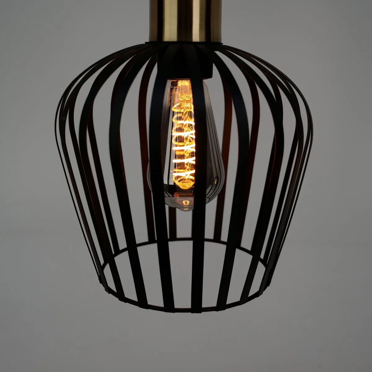 Eglo Empoli Hanglamp E27 90cm - Zwart/Goud