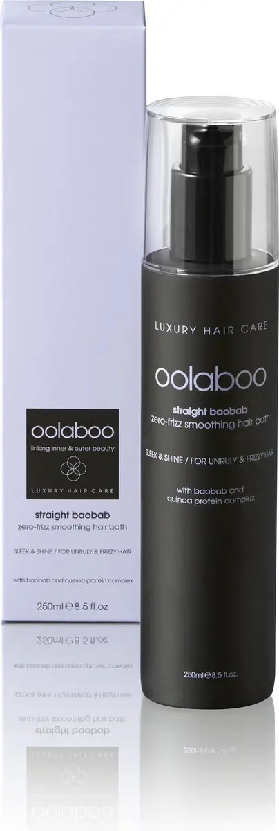 Oolaboo Straight Baobab Zero-Frizz Smoothing Hair Bath 250ml