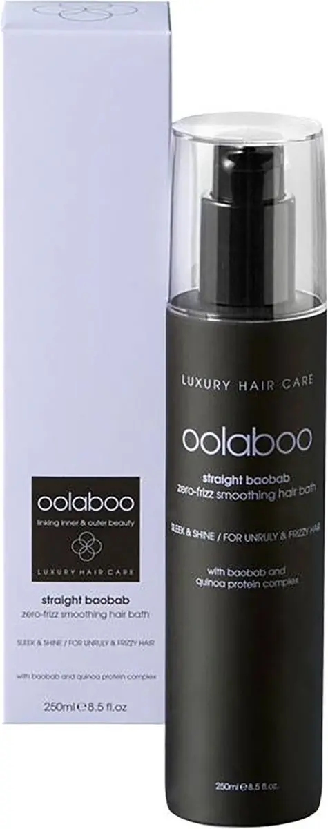 Oolaboo Straight Baobab Zero-Frizz Smoothing Hair Bath 250ml