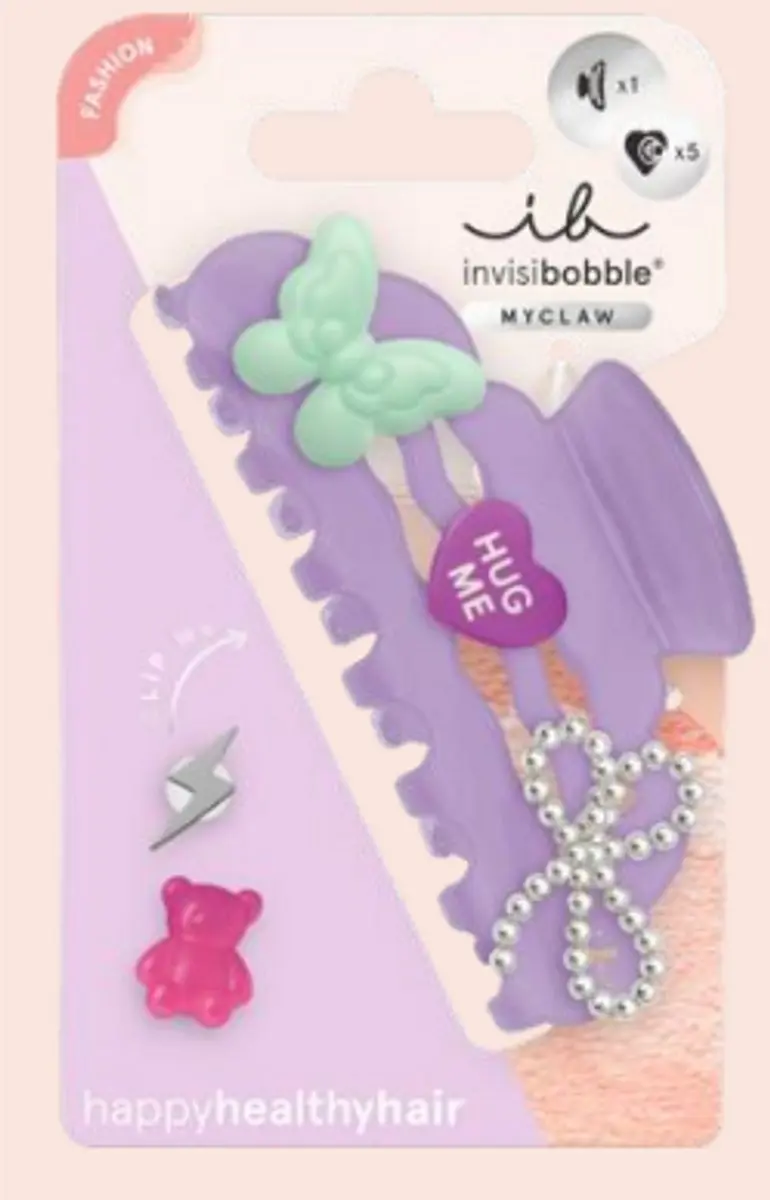 Invisibobble MYCLAW Hug Me Baby - Roze