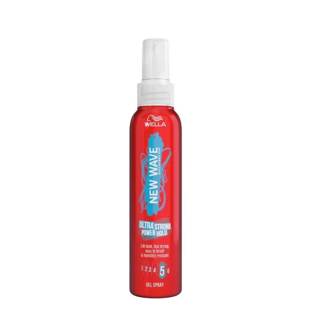 Wella New Wave Ultra Strong Power Hold Gel Spray 150ml - 6x150ml