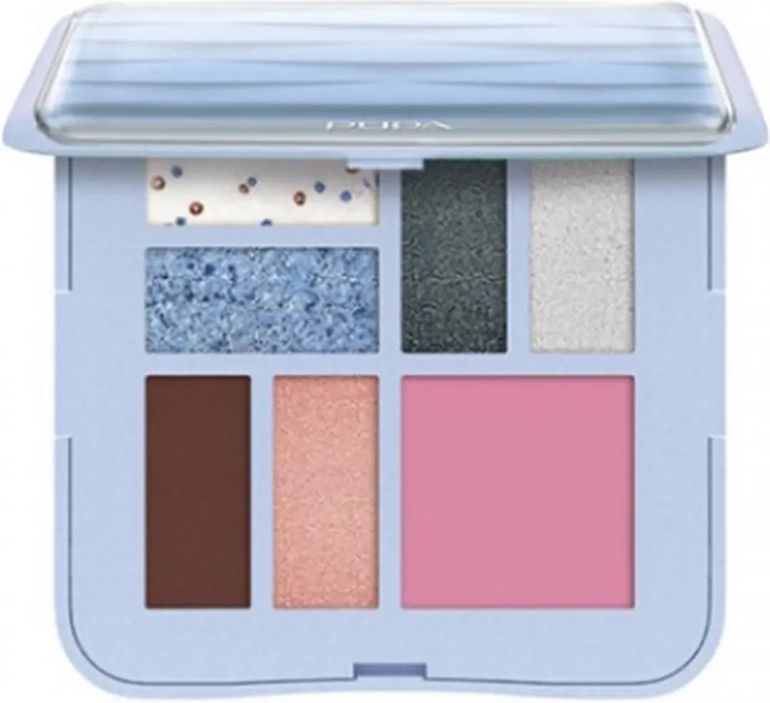 Pupa Milano Eyeshadow Palette Light Blue Waves - 7 Delig