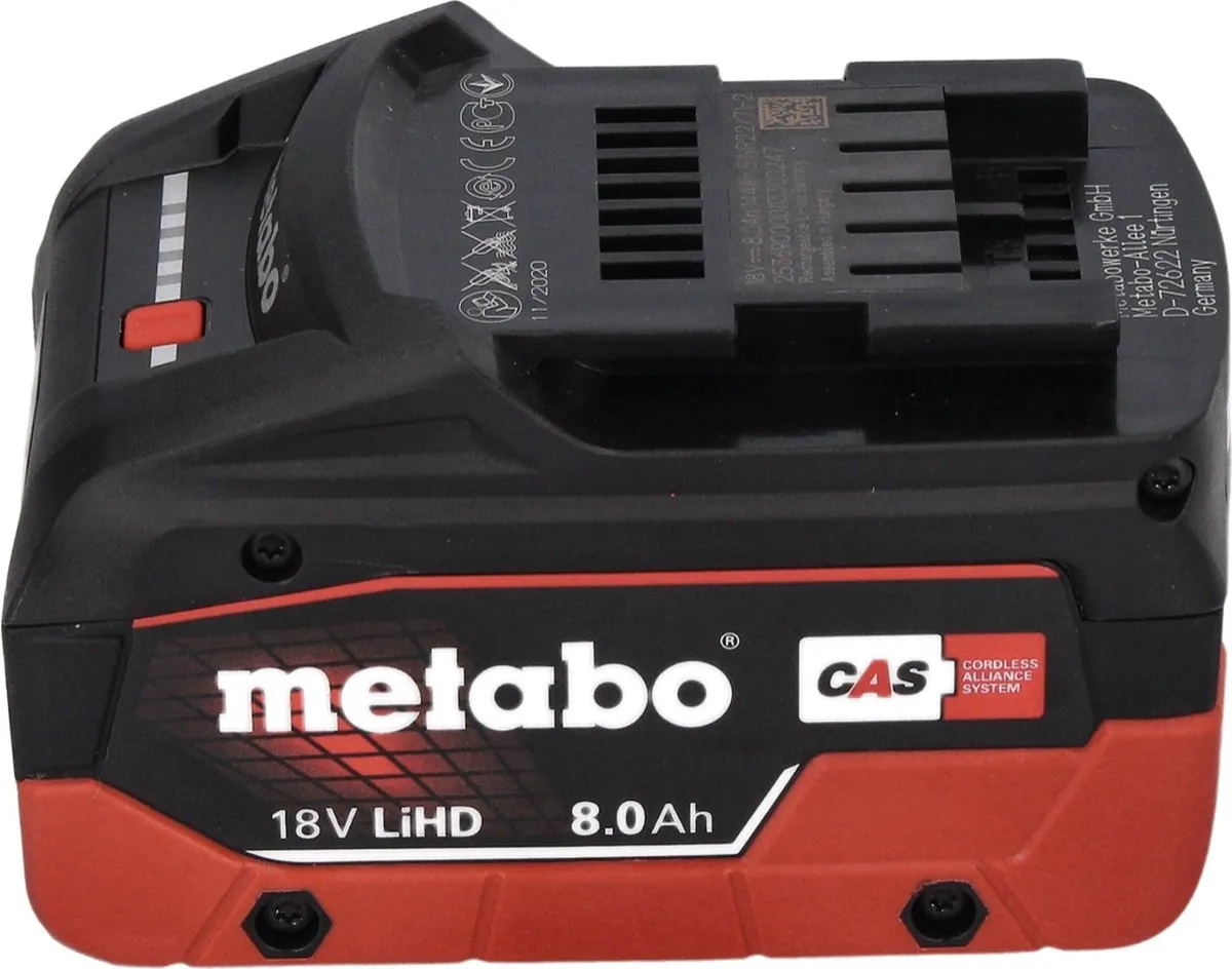 Metabo 685131000 Starterset 18V - 2x 8,0Ah Accu + Lader