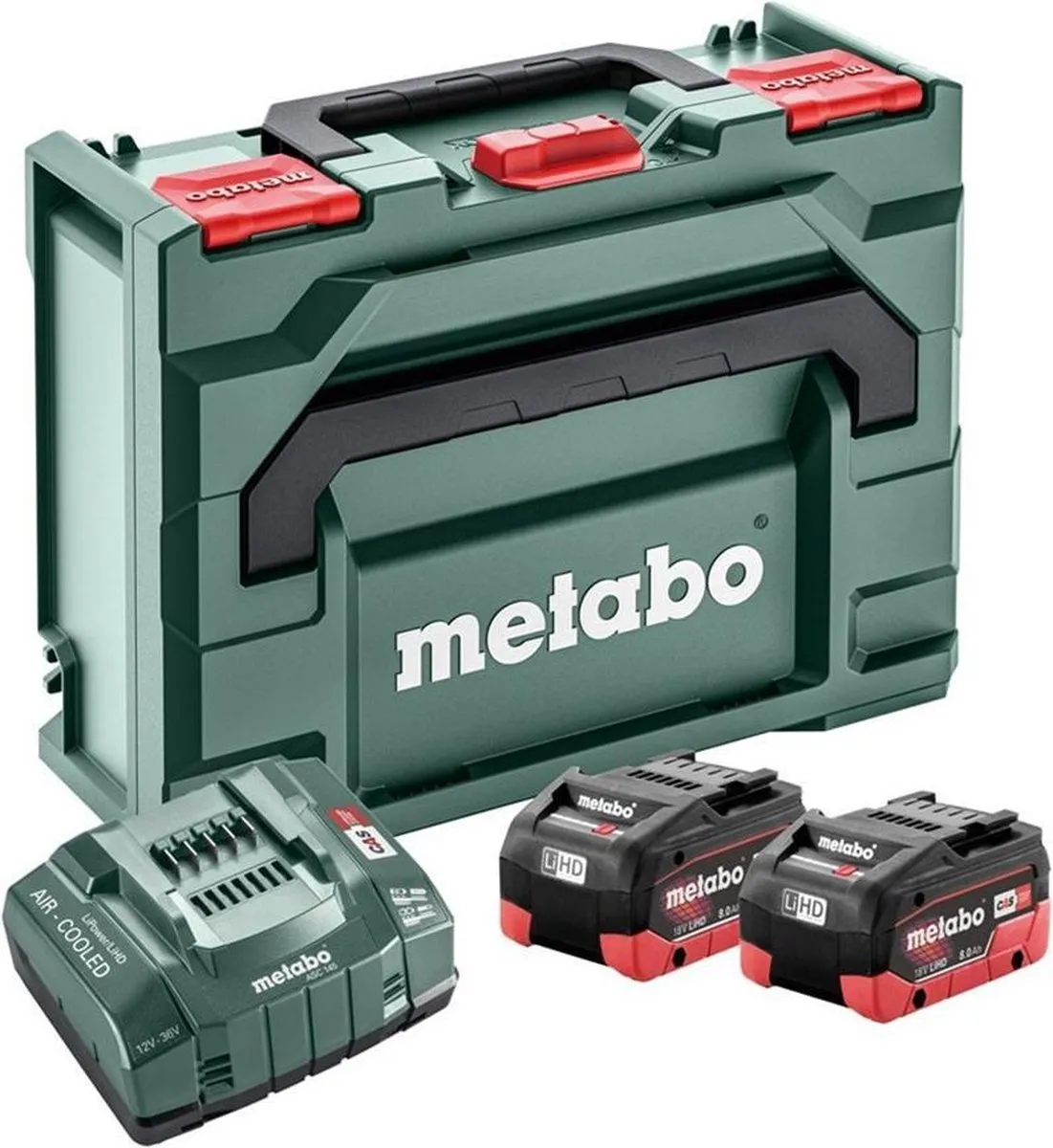 Metabo 685131000 Starterset 18V - 2x 8,0Ah Accu + Lader