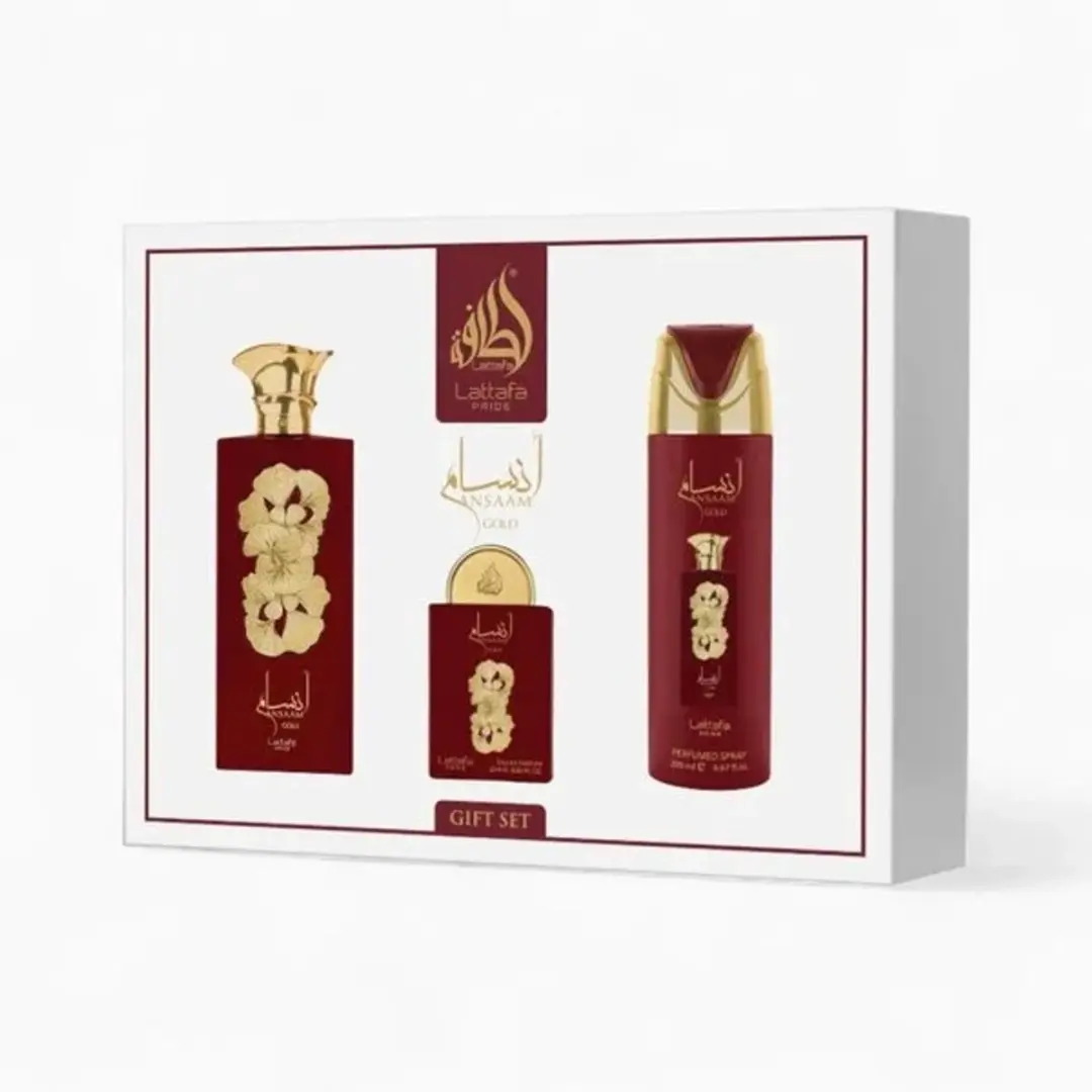 Lattafa Pride Ansaam Gold Eau de Parfum Set - 100ml