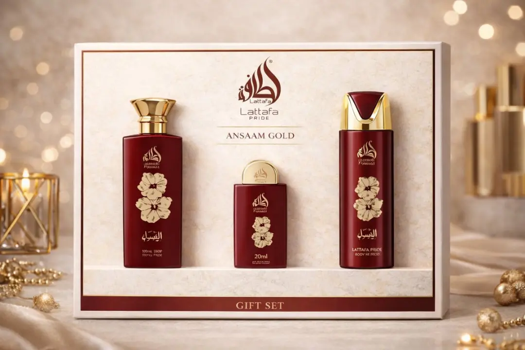 Lattafa Pride Ansaam Gold Eau de Parfum Set - 100ml