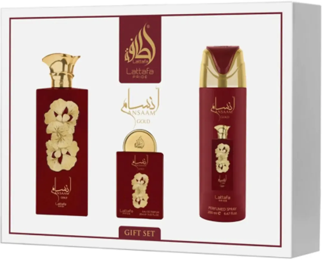 Lattafa Pride Ansaam Gold Eau de Parfum Set - 100ml