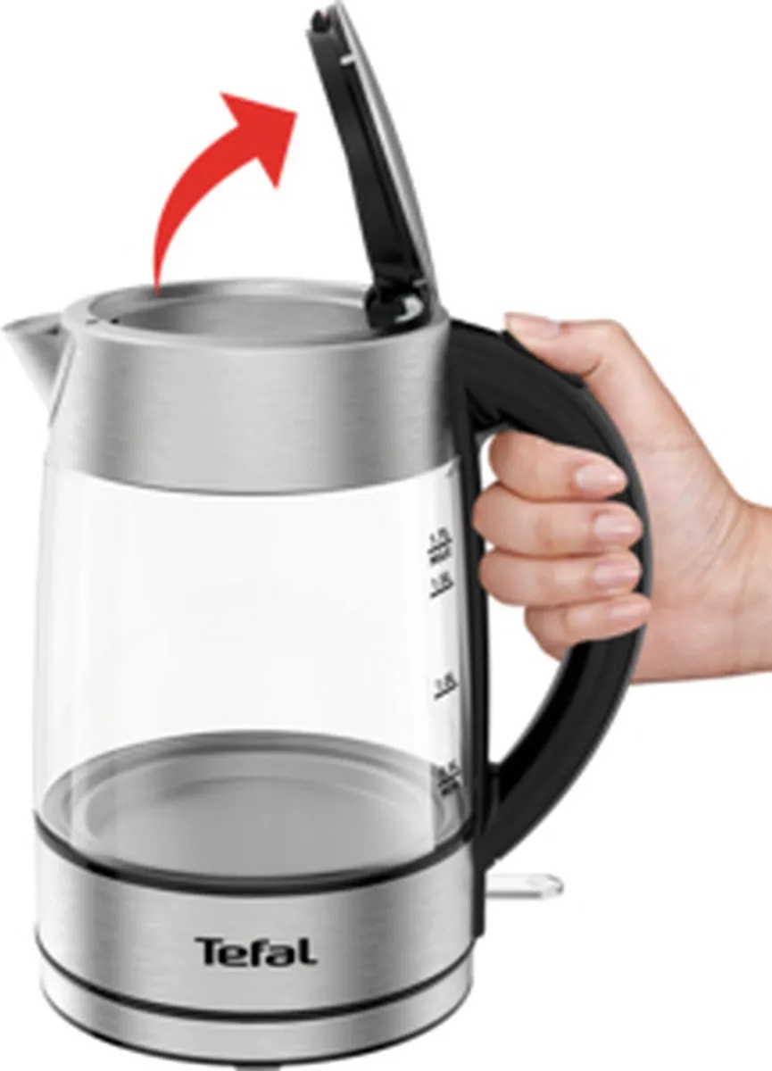 Tefal KI772D Elektrische Waterkoker 2400W - 1,7L Glasdesign