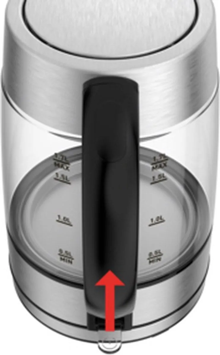 Tefal KI772D Elektrische Waterkoker 2400W - 1,7L Glasdesign