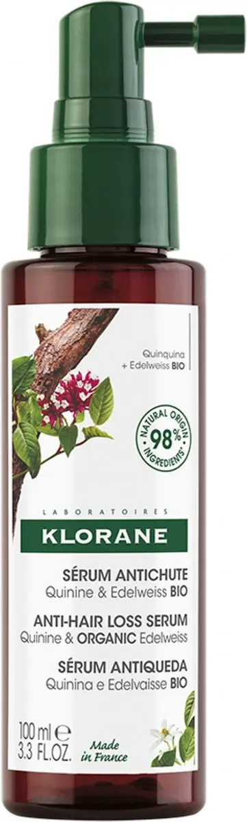 Klorane Quinine & Edelweiss Bio Haarverlies Serum 100ml