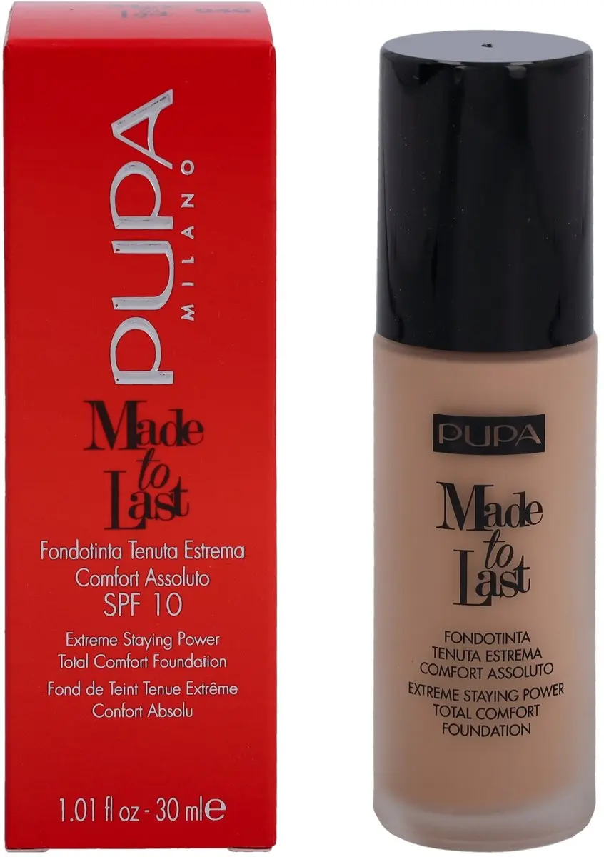 Pupa Made To Last Foundation 040 Medium Beige
