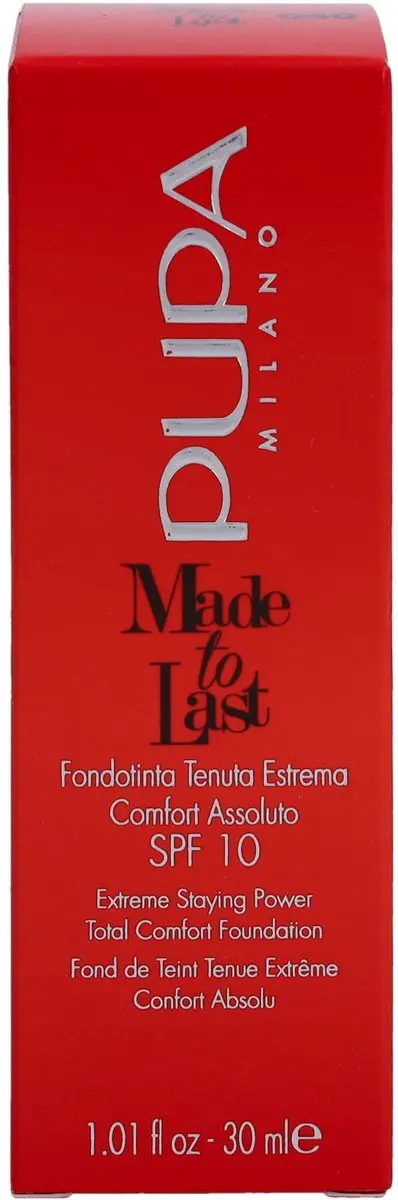 Pupa Made To Last Foundation 040 Medium Beige