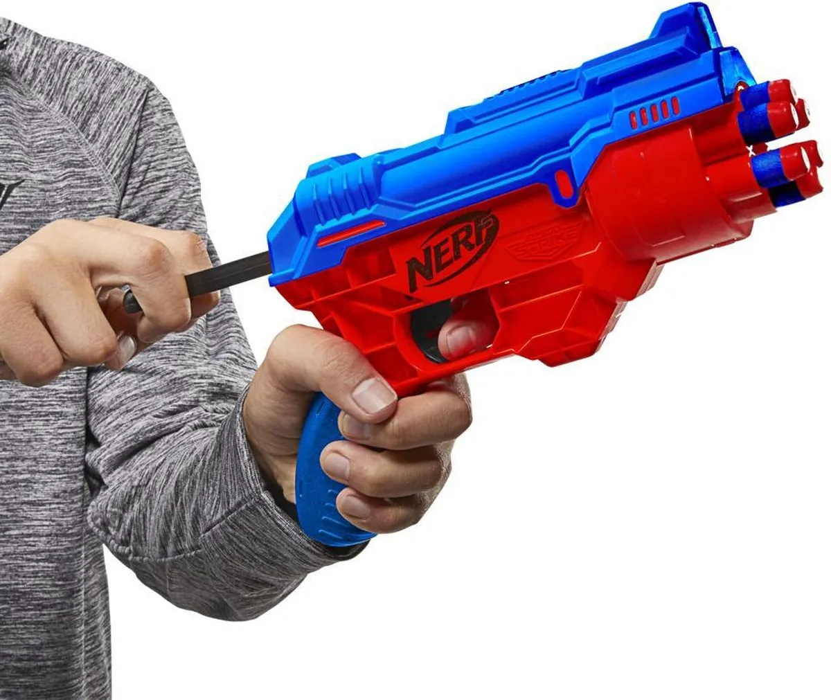 Nerf Alpha Strike Boa RC-6 Blaster - Blauw