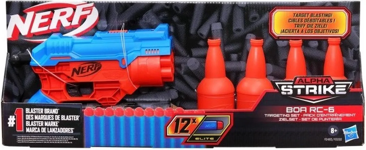 Nerf Alpha Strike Boa RC-6 Blaster - Blauw