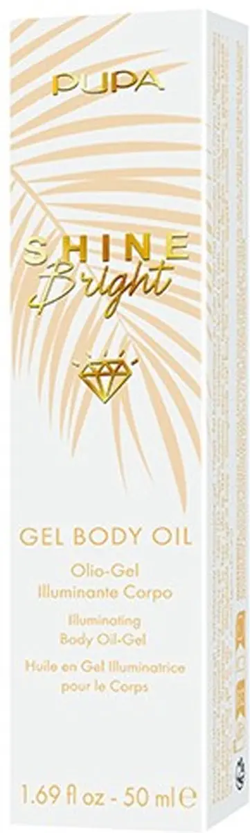 Pupa Milano Shine Bright Gel Body Oil 001 Gold Diamond - 50ml