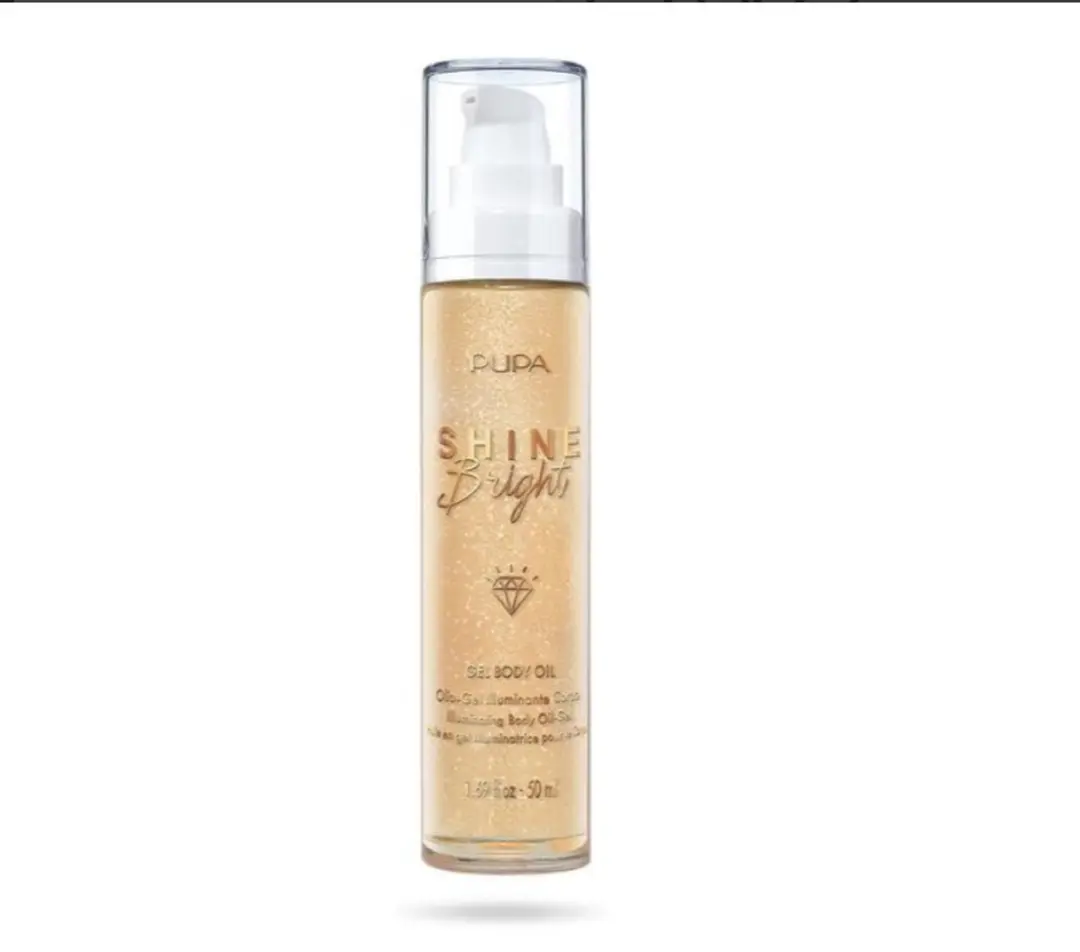 Pupa Milano Shine Bright Gel Body Oil 001 Gold Diamond - 50ml