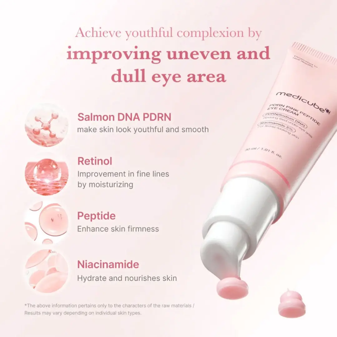 Medicube PDRN Pink Peptide Oogcrème 30ml