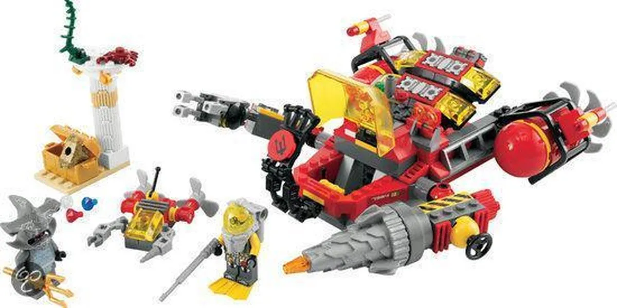LEGO Atlantis Diepzeegraver 7984 - 265 Stukken