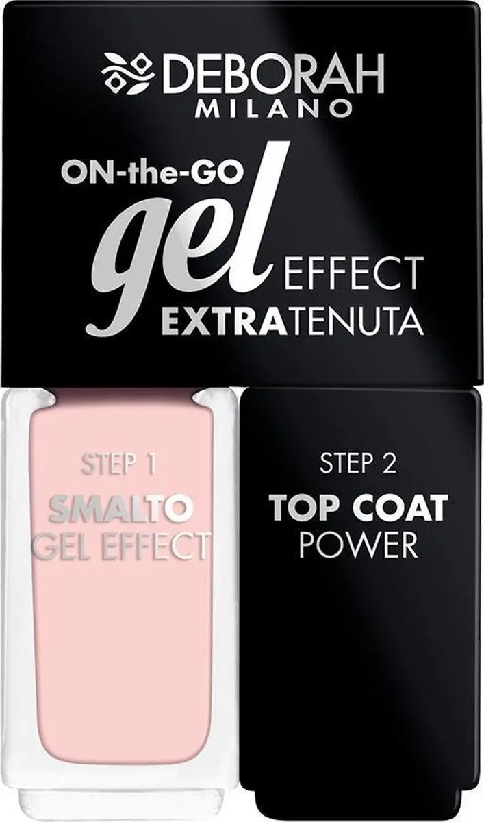 Deborah Milano Duo On-The-Go Gel Effect Nagellak 01 Nude Pink