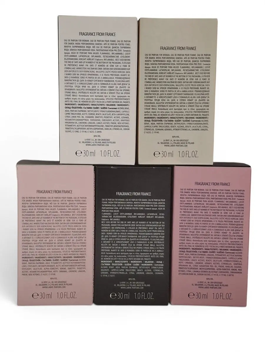 La Rive Dames Parfumset 5x30ml - Miss Dream/Isabel/Cuté