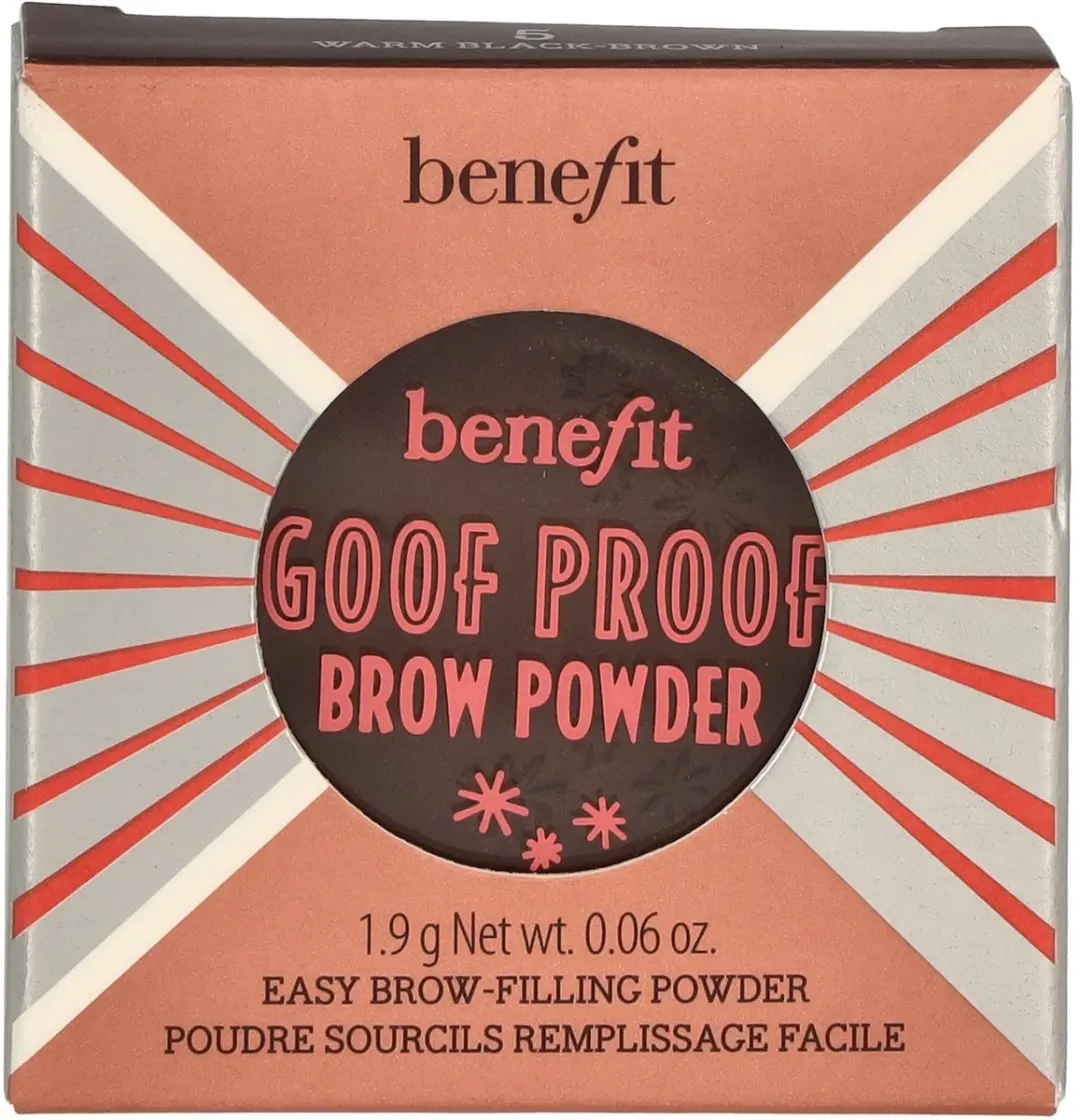 Benefit Goof Proof Brow Powder 1,9g - #6 Cool Soft Black