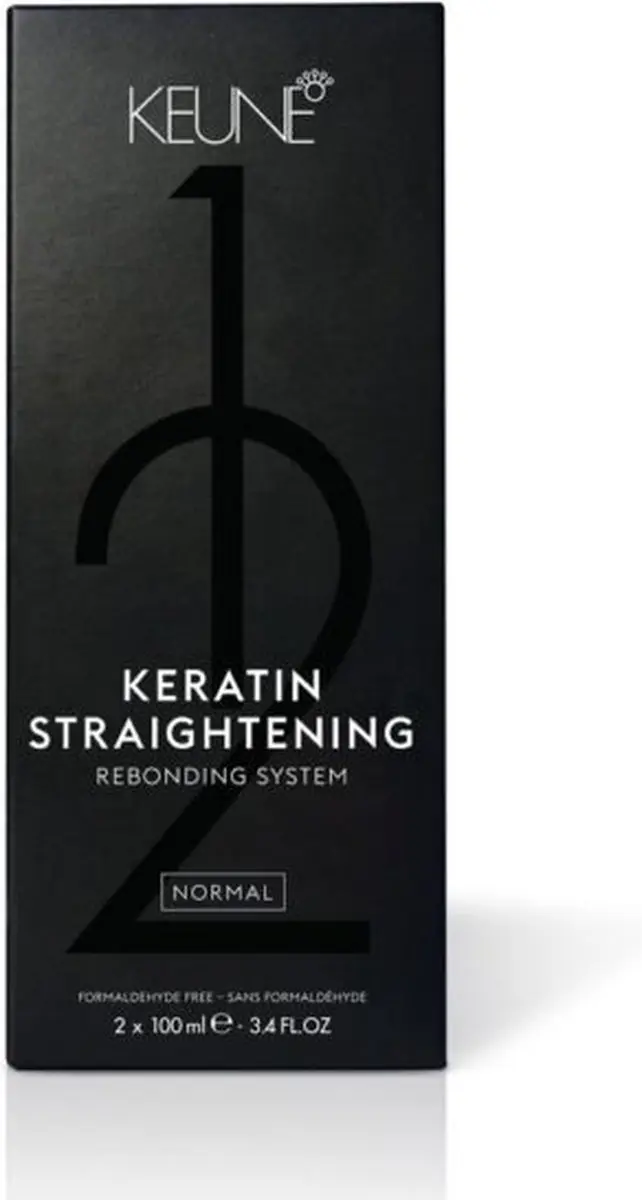 Keune Keratin Straightening Rebonding System 100ml - Zwart