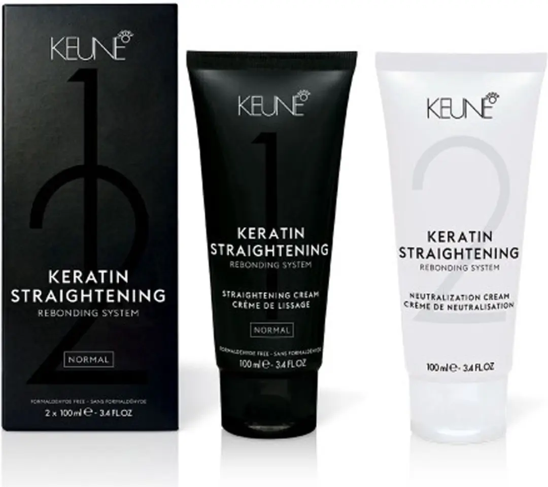 Keune Keratin Straightening Rebonding System 100ml - Zwart