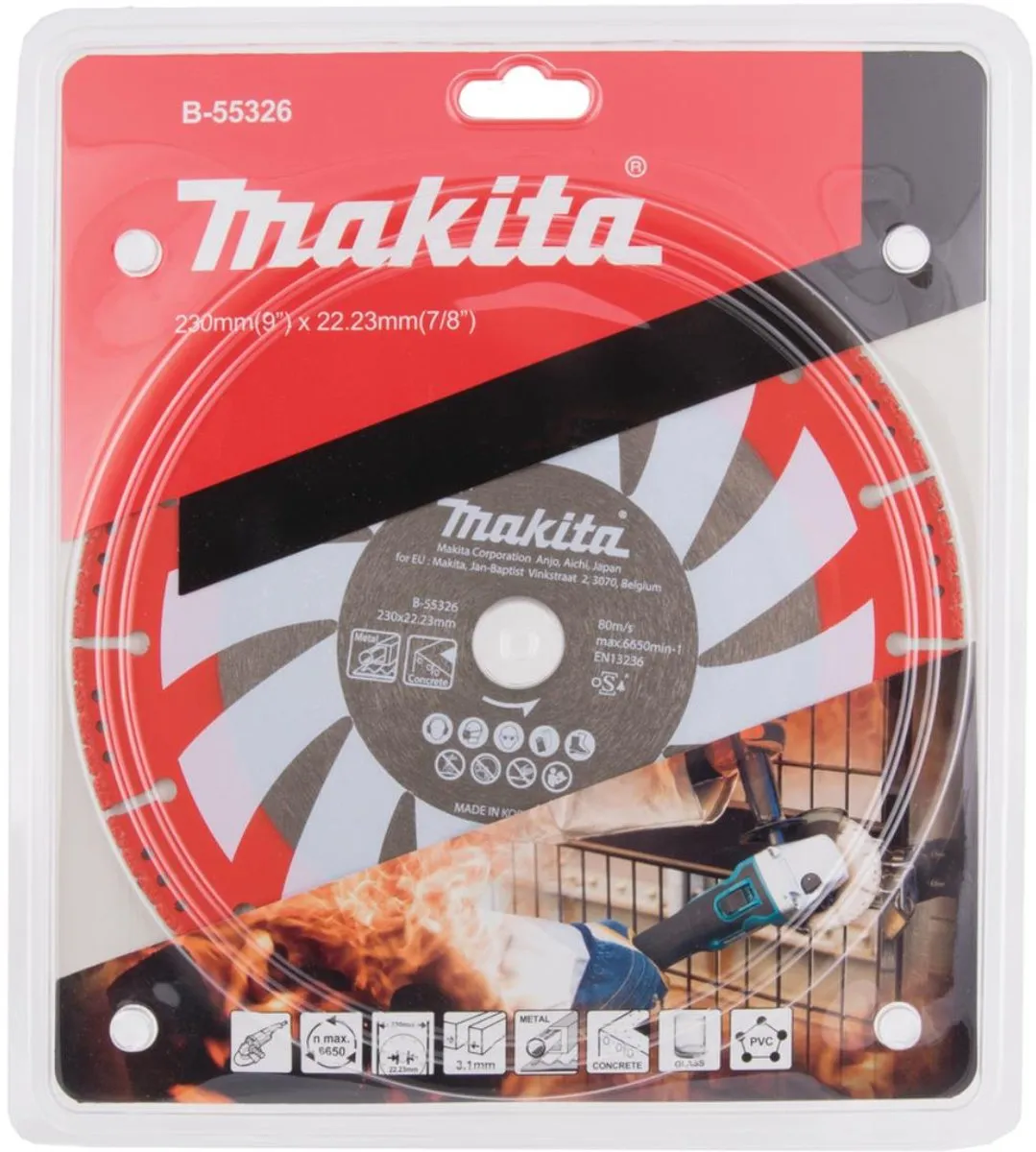 Makita B-55326 Diamantschijf 230mm Rescue