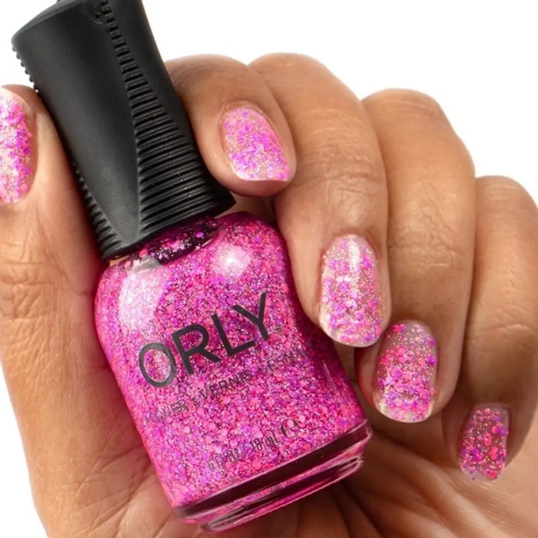 Orly Nagellak Let's Go Girls 11ml - Roze glitter