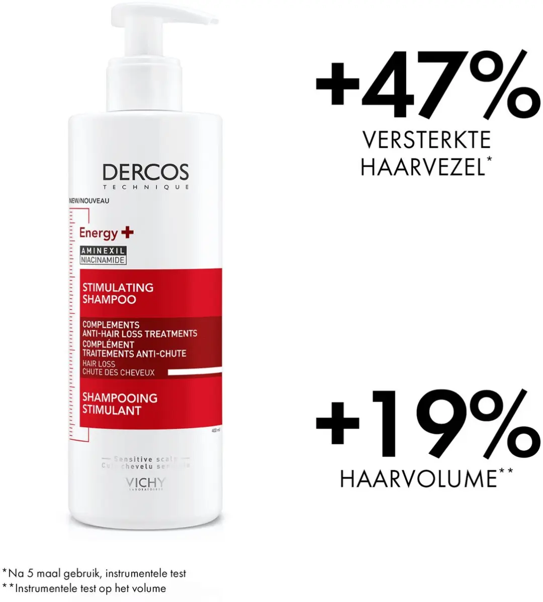 Vichy Dercos Energie Aminexil Shampoo 400ml