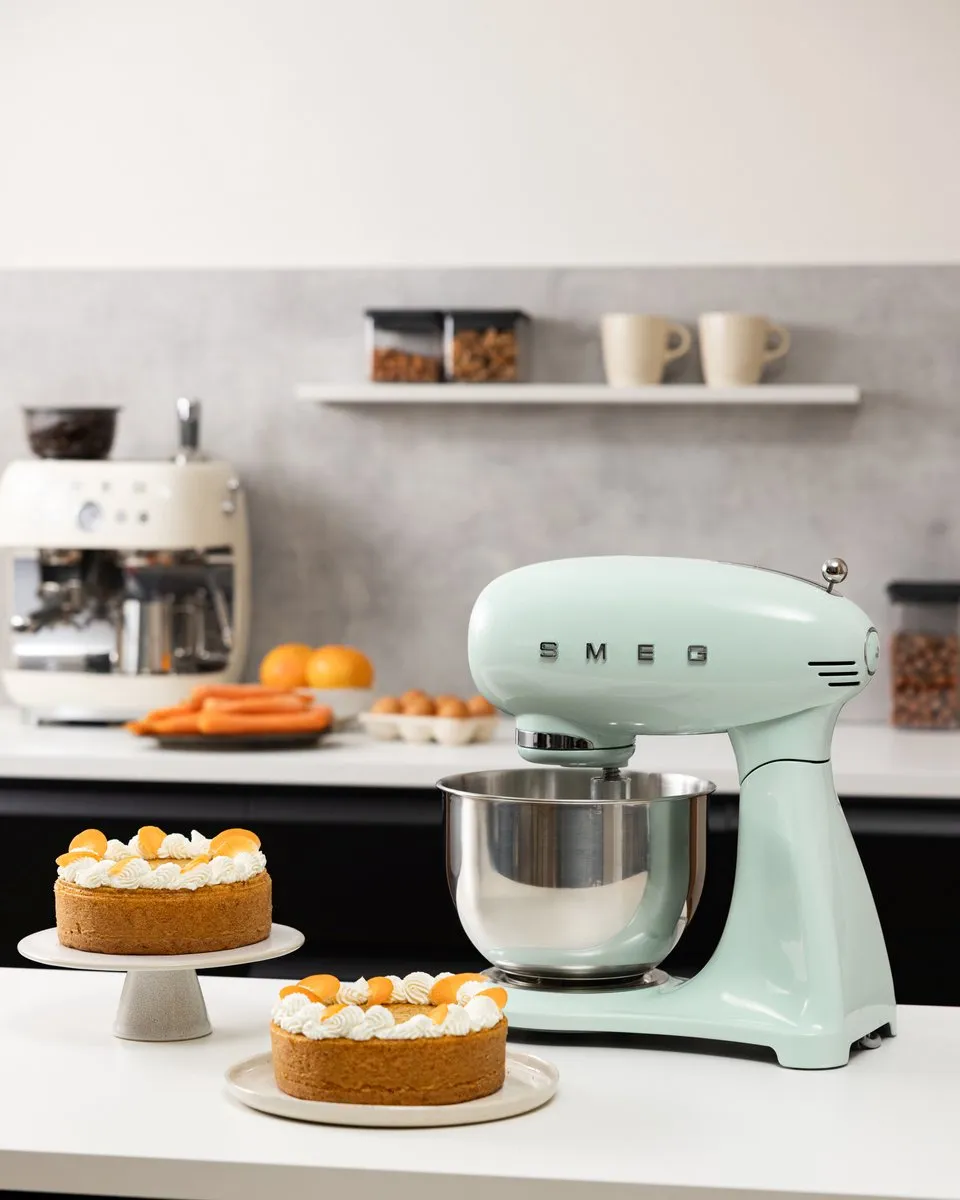 Smeg SMF05PGEU Keukenmachine 1000W - Watergroen