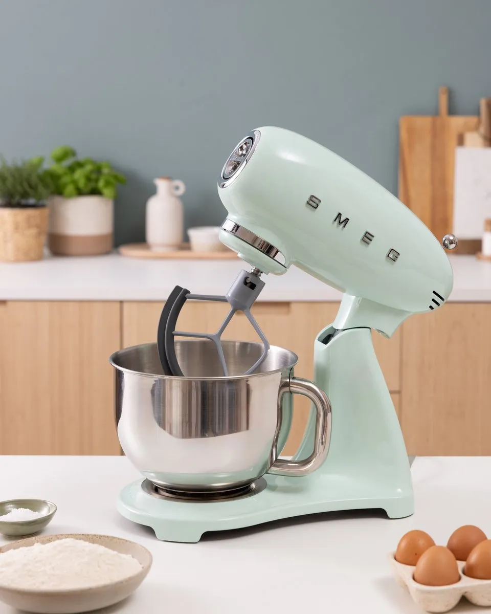 Smeg SMF05PGEU Keukenmachine 1000W - Watergroen - afbeelding 6 van 6