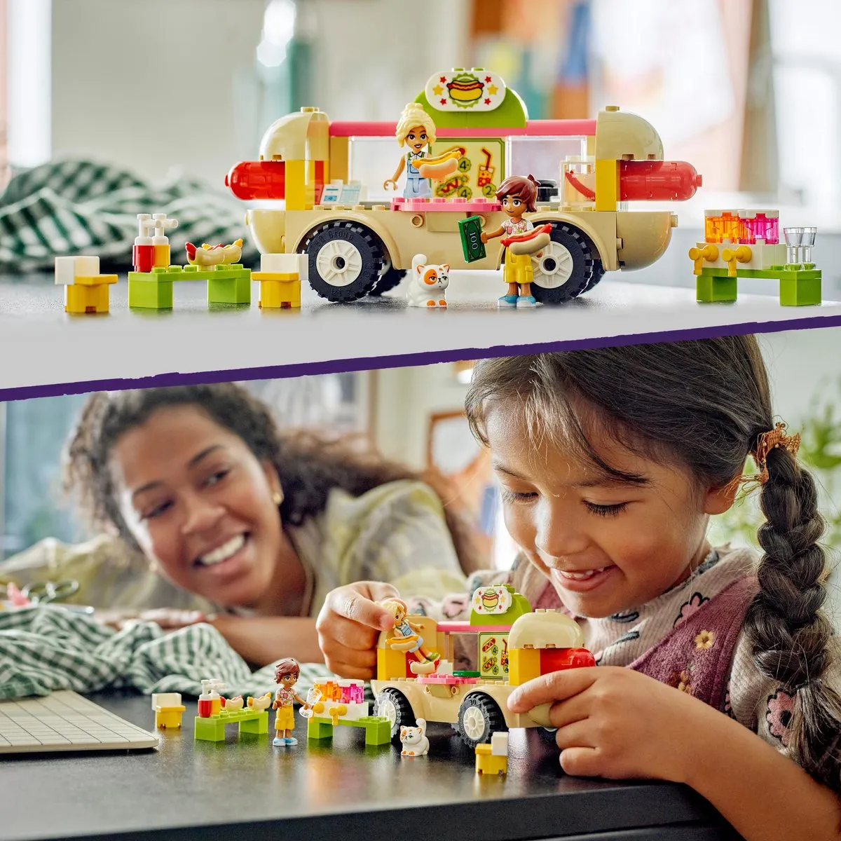 LEGO Friends Hotdogfoodtruck 42633 - 2 Minifiguren